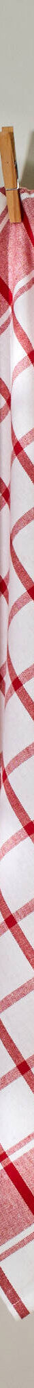 Torchon carreaux coton tissé teint - lot de 3 (rouge) Torchon carreaux coton tissé teint - lot de 3 (rouge)